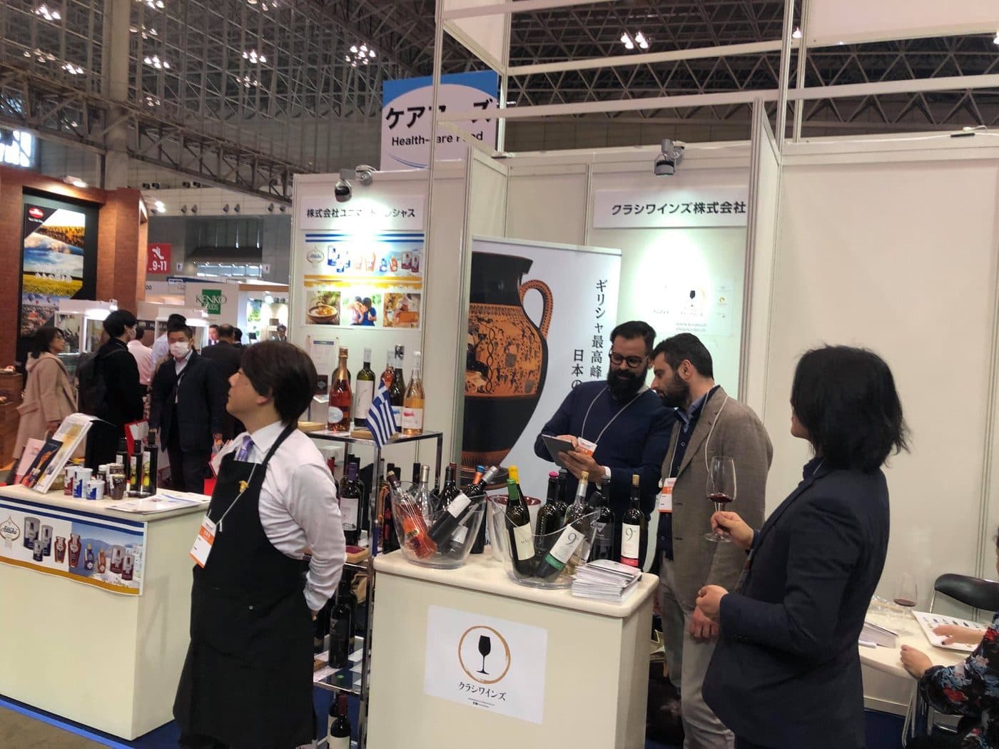 Greek wine and food producers exhibiting to Japanese buyers